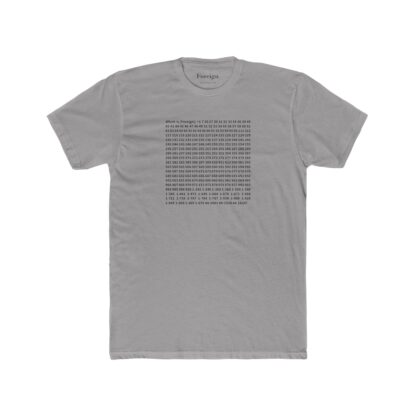Country Codes Unisex Cotton Crew T-Shirt - Image 4