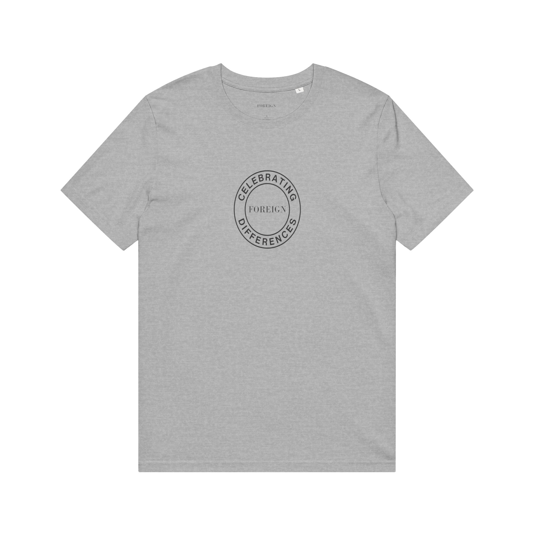 Unisex Celebrating Differences Badge Organic Mid-Light T-Shirt - Image 3