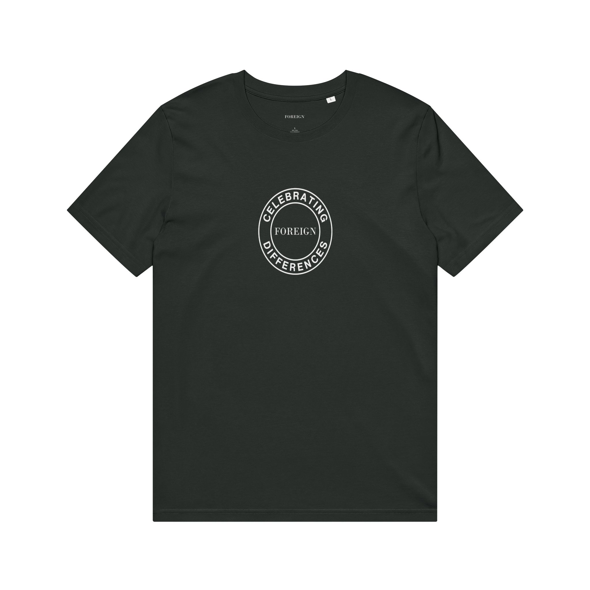 Unisex Celebrating Differences Badge Organic Mid-Light T-Shirt