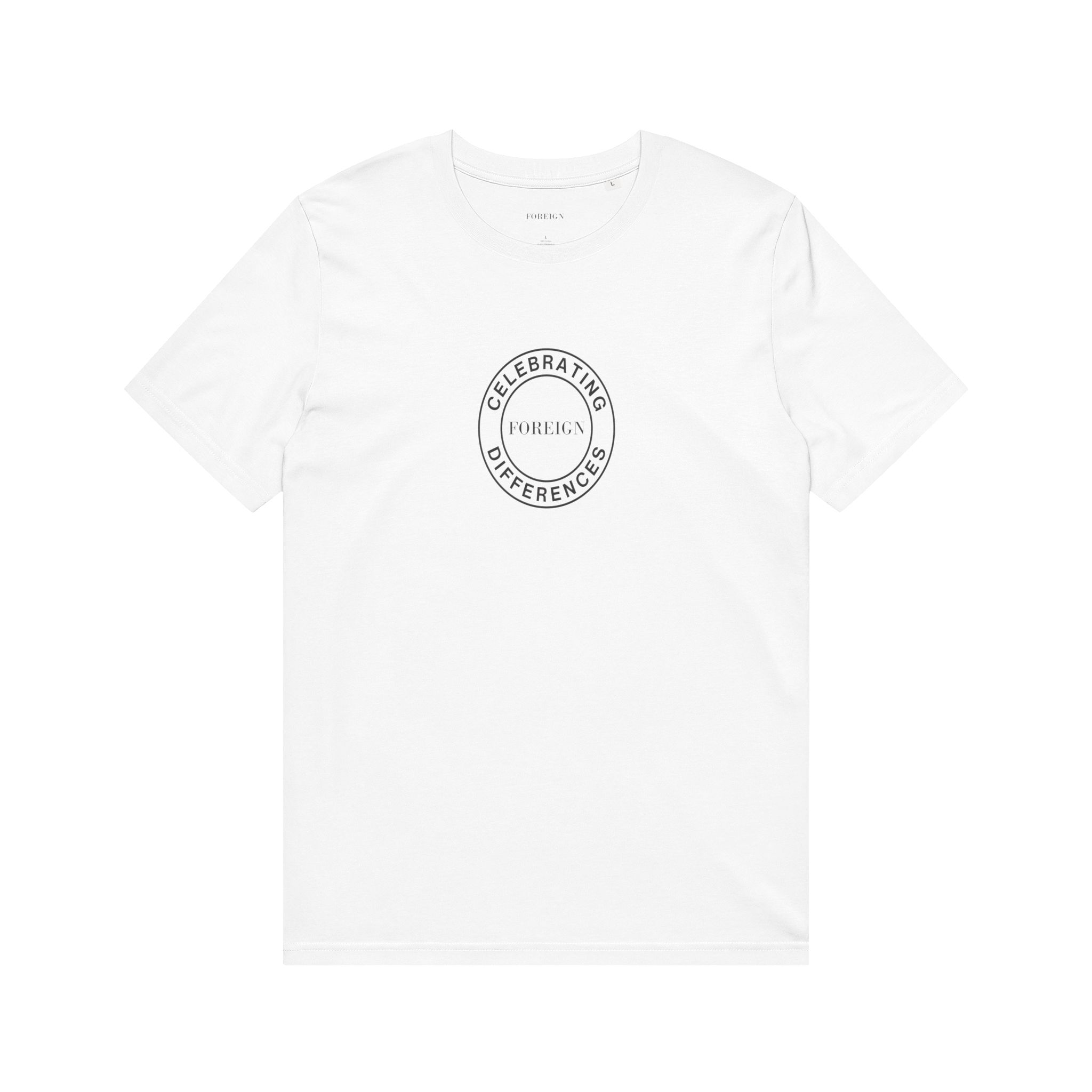 Unisex Celebrating Differences Badge Organic Mid-Light T-Shirt - Image 2