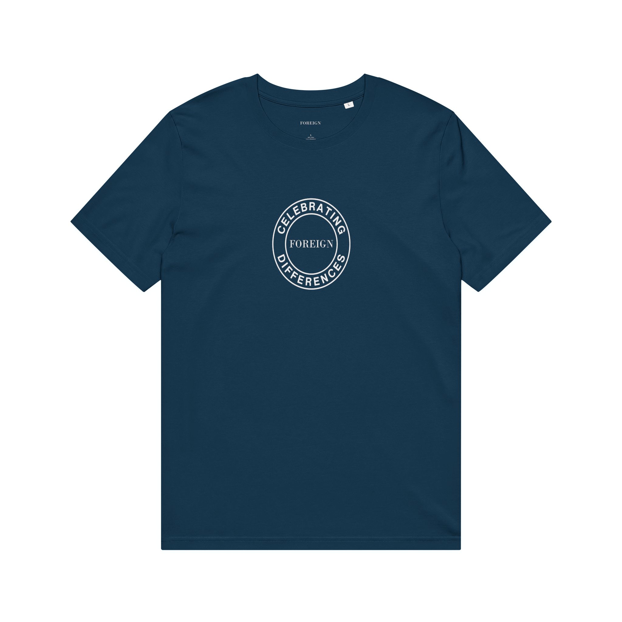 Unisex Celebrating Differences Badge Organic Mid-Light T-Shirt - Image 4