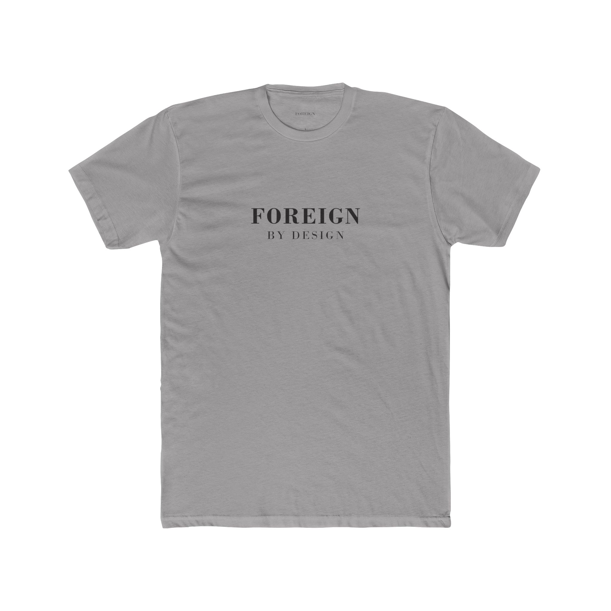 Foreign By Design Unisex Cotton Crew T-Shirt - Image 2