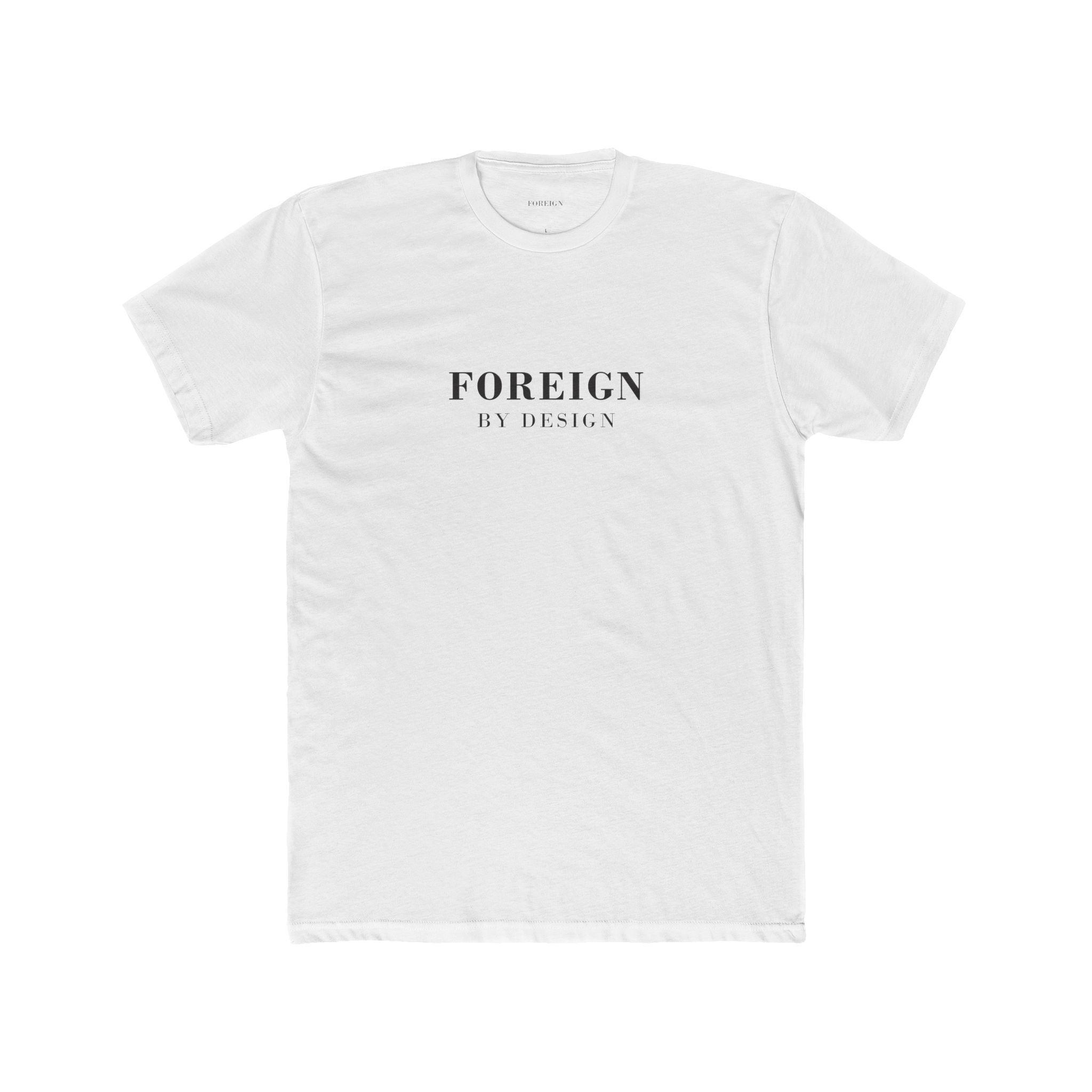 Foreign By Design Unisex Cotton Crew T-Shirt - Image 4