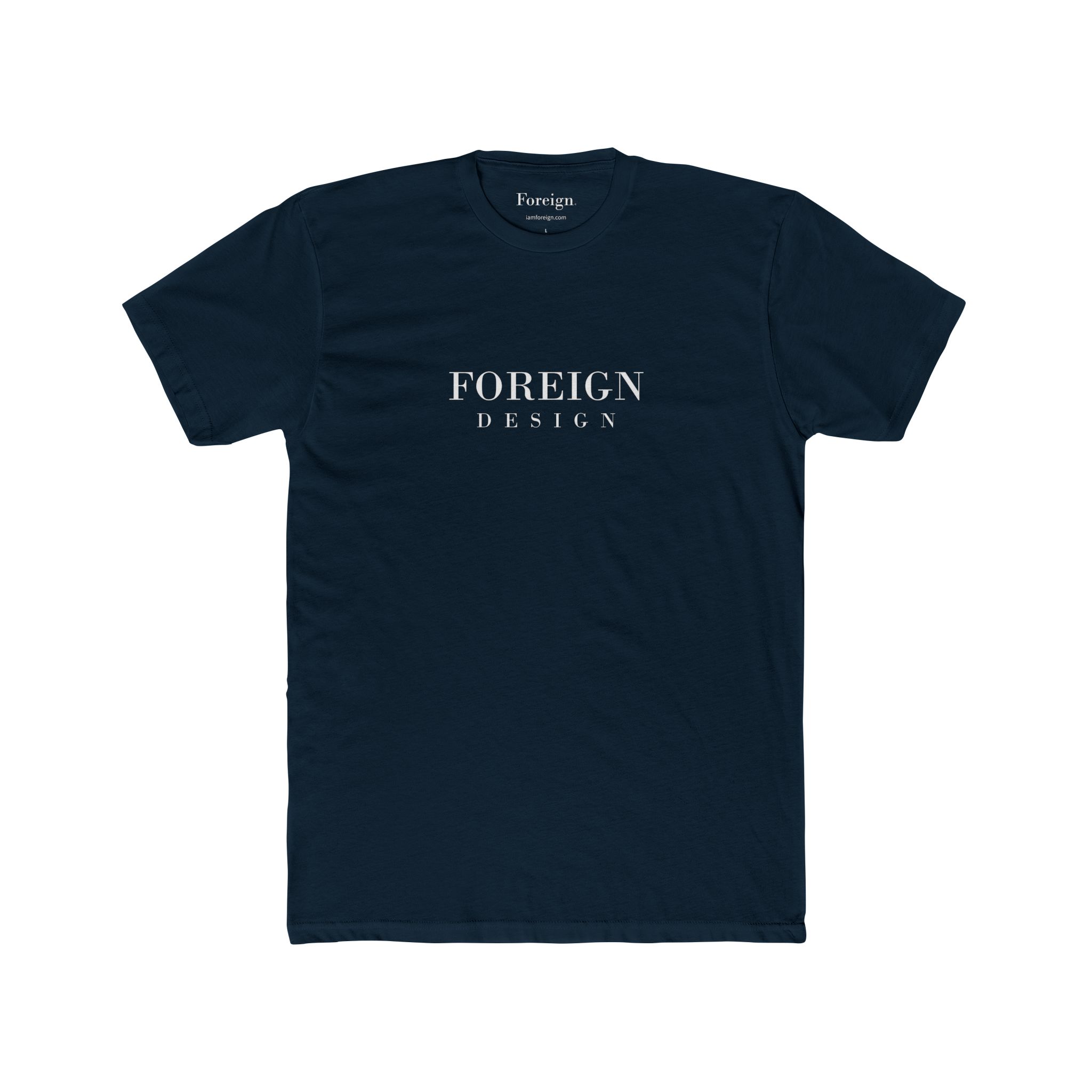 Foreign Design Unisex Cotton Crew T-Shirt - Image 3