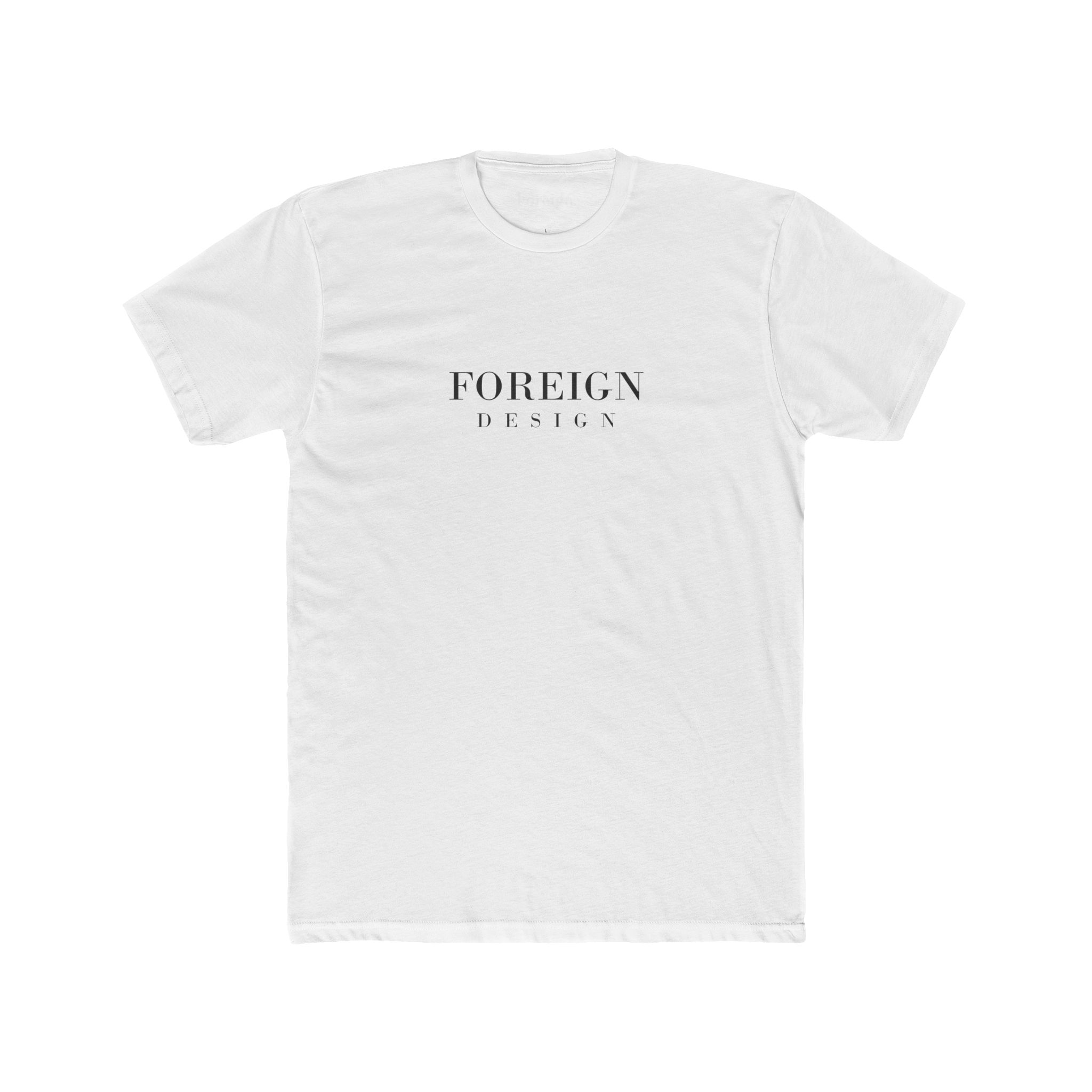 Foreign Design Unisex Cotton Crew T-Shirt - Image 4